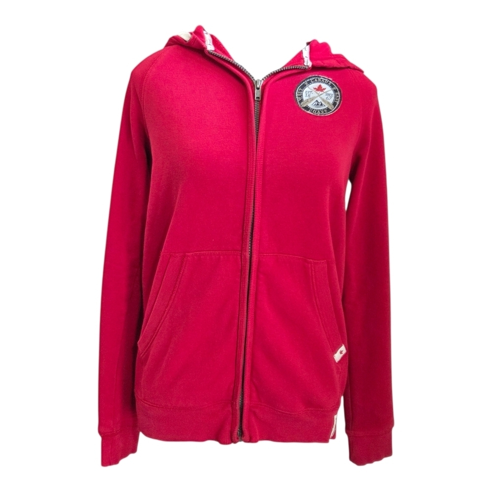 ⭐️Canadiana Red Zip-Up Hoodie for Kids Size XL  14/16